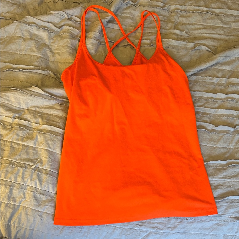 Old Navy Neon Orange Strappy Camisole